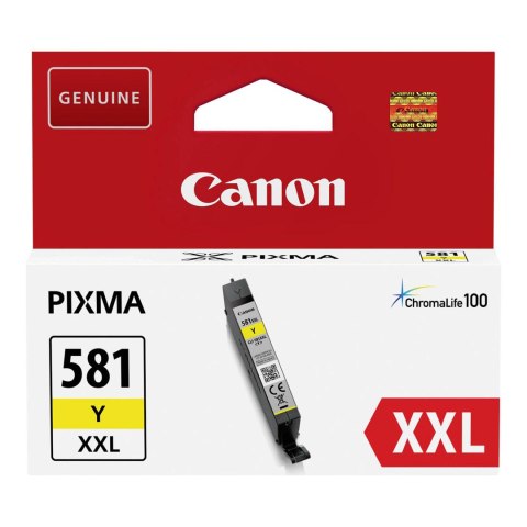 Tusz Canon CLI-581Y XXL do Pixma TR7550/TR8550/TS6150 | 11,7ml | yellow Canon