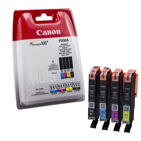 Tusz Canon CLI551 do iP-7250, MG-5450 | CMYK Canon