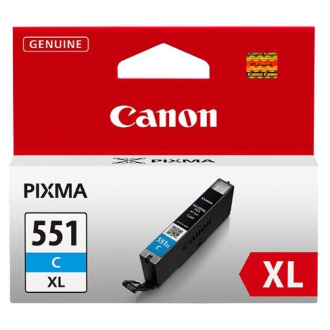 Tusz Canon CLI551C XL do iP-7250, MG-5450/6350 | 11ml | cyan Canon