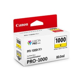 Tusz Canon PFI-1000 do iPF Pro-1000 | 80ml | yellow | 3365str Canon