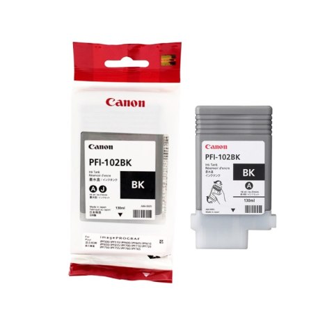 Tusz Canon PFI102B do IPF-500/600/700/710/720/750 | 130ml | photo black Canon