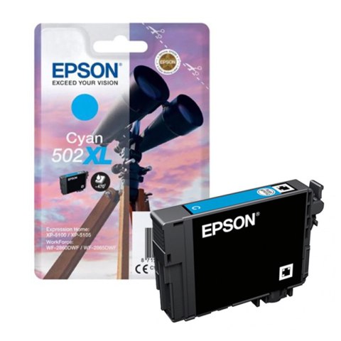 Tusz Epson 502XL do Expression Home XP-5105/XP-5100 | 6,4 ml | Cyan Epson