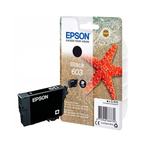 Tusz Epson 603 do XP-2100/2105/2150/3155 | black | 150str | 3,4ml Epson