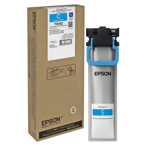 Tusz Epson XL do WorkForce Pro WF-C5790DWF/WF-C5710DWF | 38,1 ml | CYAN Epson