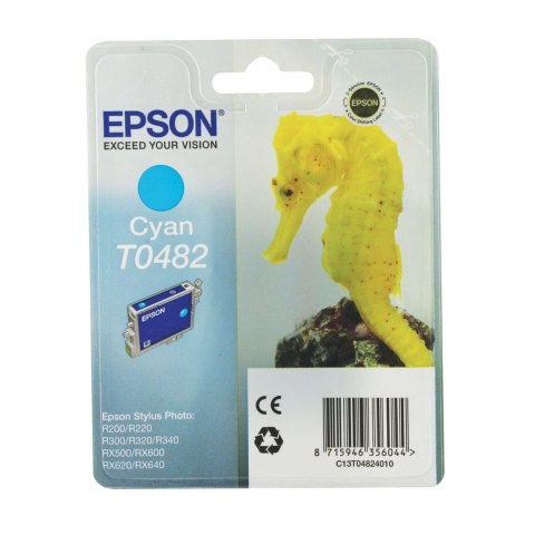 Tusz Epson T0482 do R-200/220/300/340, RX-500/600/640 | 13ml | cyan Epson