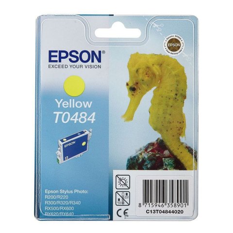 Tusz Epson T0484 do R-200/220/300/340, RX-500/600/640 | 13ml | yellow Epson