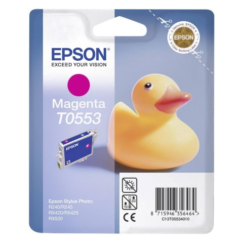 Tusz Epson T0553 do Stylus Photo R-240/245, RX-425/520 | 8ml | magenta Epson