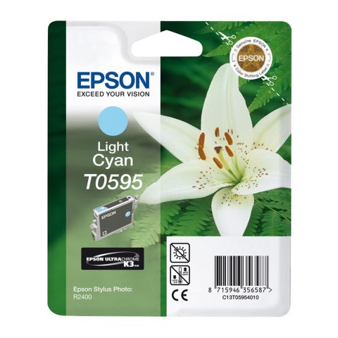 Tusz Epson T0595 do Stylus Photo R2400 | 13ml | light cyan Epson