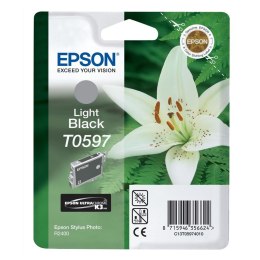 Tusz Epson T0597 do Stylus Photo R2400 | 13ml I light black Epson