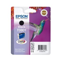 Tusz Epson T0801 do Stylus Photo R-265/285/360 RX560 | 7,4ml | black Epson