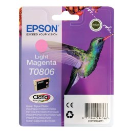 Tusz Epson T0806 do Stylus Photo R-265/285/360 RX560 | 7,4ml | light magenta Epson