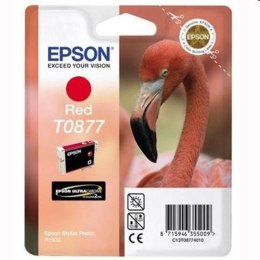 Tusz Epson T0877 do Stylus Photo R1900 | 11,4ml | red Epson