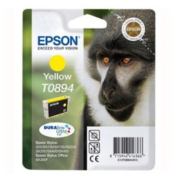 Tusz Epson T0894 do Stylus S20, SX-100/105/200/205 | 3,5ml | yellow Epson