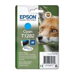 Tusz Epson T1282 do Stylus S22, SX-125/130/230/235W/420W | 3,5ml | cyan Epson