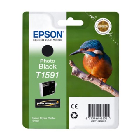 Tusz Epson T1591 do Stylus Photo R2000 | 17ml | photo black Epson