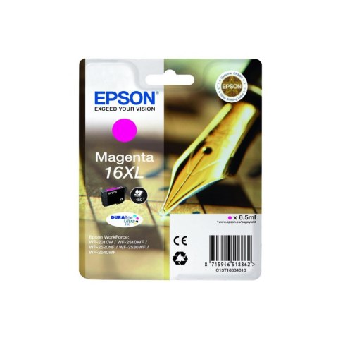 Tusz Epson T1633 XL do WF-2520NF/2530WF/2510WF | 6.5ml | magenta Epson Tusz Epson T1633 XL do WF-2520NF/2530WF/2510WF | 6.5ml | magenta Epson