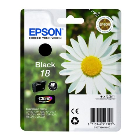 Tusz Epson T1801 do XP-102/202/302/305/402/405 | 5,2ml | black Epson