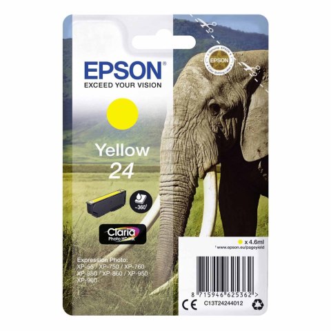 Tusz Epson T2424 do XP-750/850 | 4,6ml | yellow Epson