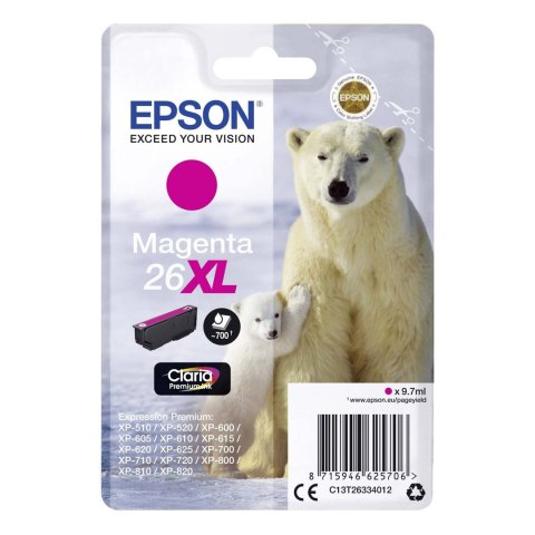 Tusz Epson T2633 do XP-600/700/800 | 9,7ml | magenta Epson