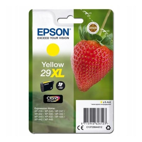 Tusz Epson T29 XL do XP-235/332/335/432 6,4 ml Yellow Epson