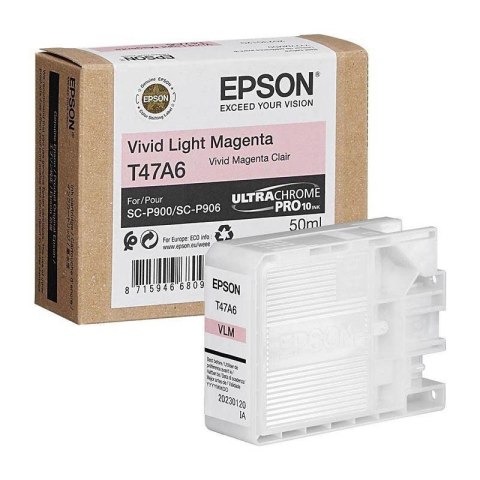 Tusz Epson T47A6 do SC-P900 SureColor | 50 ml | light magenta Epson