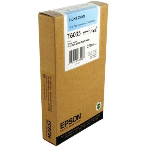 Tusz Epson T6035 do Stylus Pro 7800/7880/9800/9880 | 220ml | light cyan Epson