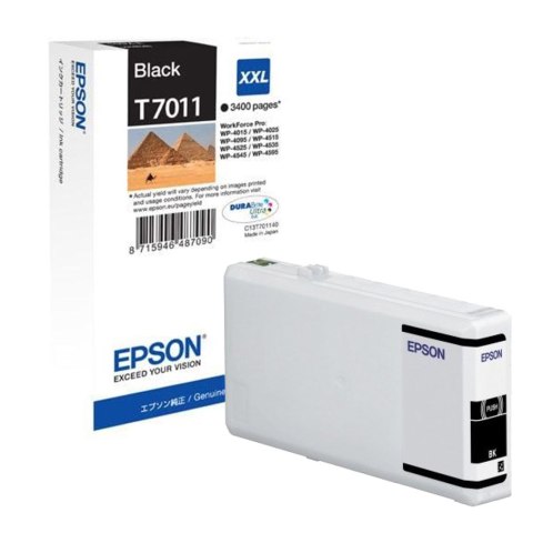 Tusz Epson T7011 do WP-4015DN/4095DN/4515DN/4525DNF XXL | 63,2ml | black Epson