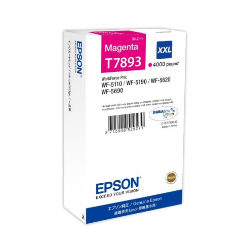 Tusz Epson T789 do WP-5110CW/5690DWF/5190DW/5620DWF | 34ml | magenta Epson