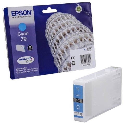 Tusz Epson T79 do WP-5110/5190/5620/5690 | 7 ml | cyan Epson