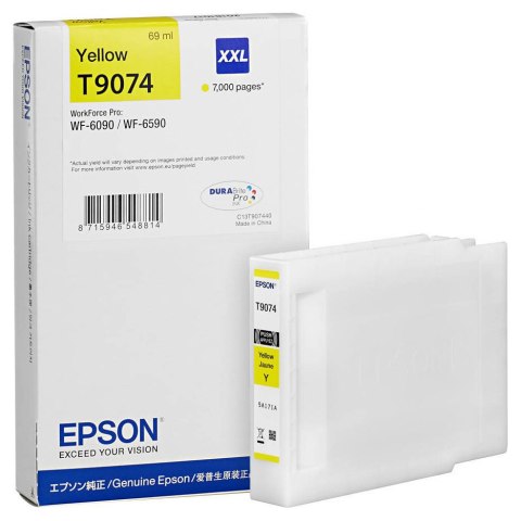 Tusz Epson T9074 XXL 7 000str | 69ml | Yellow Epson