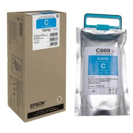 Tusz Epson T9742 CYAN 735.2ml do serii WF-C869Rxx Epson