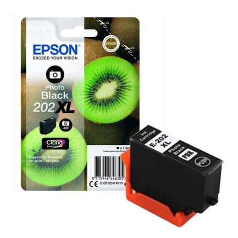 Tusz Epson photo 202XL do XP-6000 | 800str. | 7,9 ml | black Epson