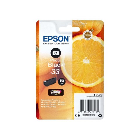 Tusz Epson photo black , Claria T33 Premium Ink Epson