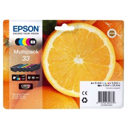 Tusz Epson zestaw T33, CMYK Claria 33XL Epson