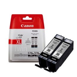 Zestaw dwóch tusz Canon PGI-570PGBK XL do Pixma MG-5750/6850 | 2 x 22ml | black Canon