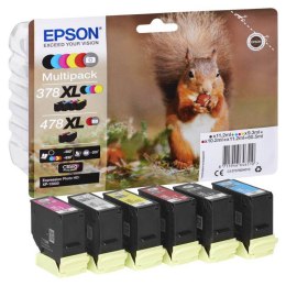 Zestaw tuszy Epson 6w1 478XL Multipack Claria Photo HD CMYK+ G Epson