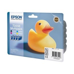 Zestaw tuszy Epson T0556 Stylus Photo R-240/245, RX-420/425/520 | 32ml | CMYK Epson