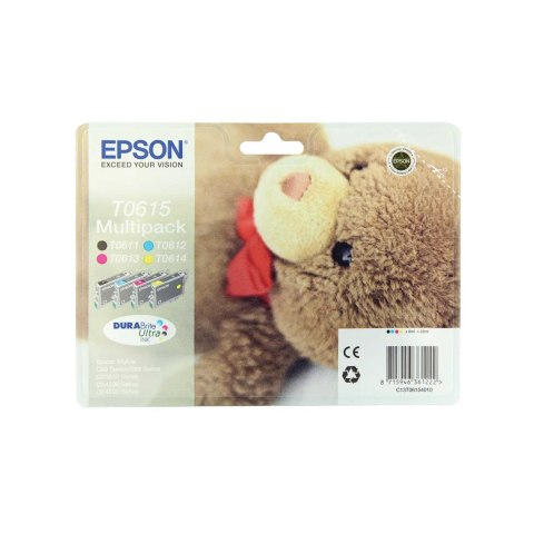 Zestaw tuszy Epson T0615 do Stylus D-68/88,DX-3800/3850/4200/4800 | 32ml | CMYK Epson