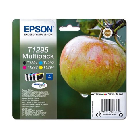 Zestaw tuszy Epson T1295 do Stylus SX-230/235W/420W/425W/430W | 32,2ml | CMYK Epson