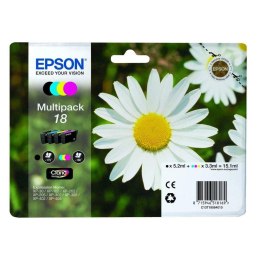 Zestaw tuszy Epson T1806 do XP-102/202/302/305/402/405 | 15,1ml | CMYK Epson