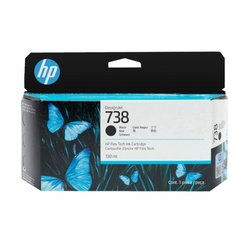 Tusz HP 738 | 130 ml | Black HP