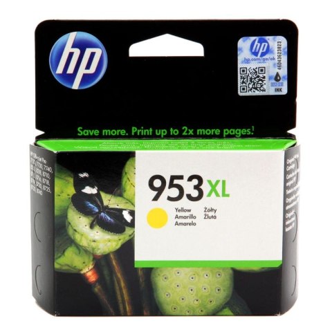 Tusz HP 953XL do OfficeJet Pro 8210/8710/8715/8720/8725 | 1 450 str. | yellow HP