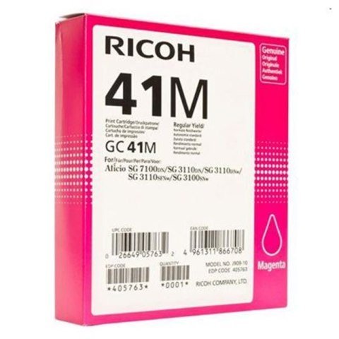 Tusz Ricoh do SG 3110DN/3110DNW GC 41M | 2 200 str. | magenta Ricoh