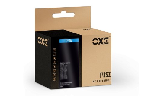 Tusz OXE Cyan HP 912XL zamiennik refabrykowany 3YL81AE (wskazuje poziom tuszu) (produkt działa z urządzeniami HP+ wersją "e") (a Oxe