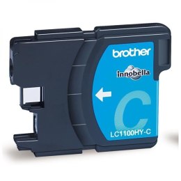 Brother oryginalny ink / tusz LC-1100HYC, cyan, 750s, high capacity