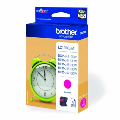 Brother oryginalny ink / tusz LC-125XLM, magenta, 1200s