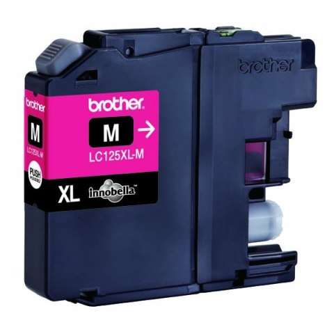 Brother oryginalny ink / tusz LC-125XLM, magenta, 1200s Brother oryginalny ink / tusz LC-125XLM, magenta, 1200s