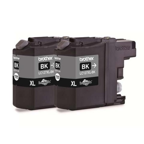 Brother oryginalny ink / tusz LC-127XLBK, black, 2x1200s, 2szt Brother oryginalny ink / tusz LC-127XLBK, black, 2x1200s, 2szt