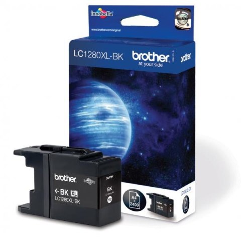 Brother oryginalny ink / tusz LC-1280XLBK, black, 2400s, high capacity