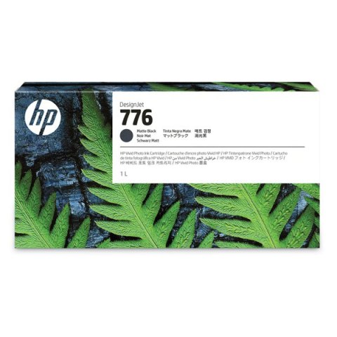 HP oryginalny ink / tusz 1XB12A, HP 776, Matte Black, 1000ml HP oryginalny ink / tusz 1XB12A, HP 776, Matte Black, 1000ml